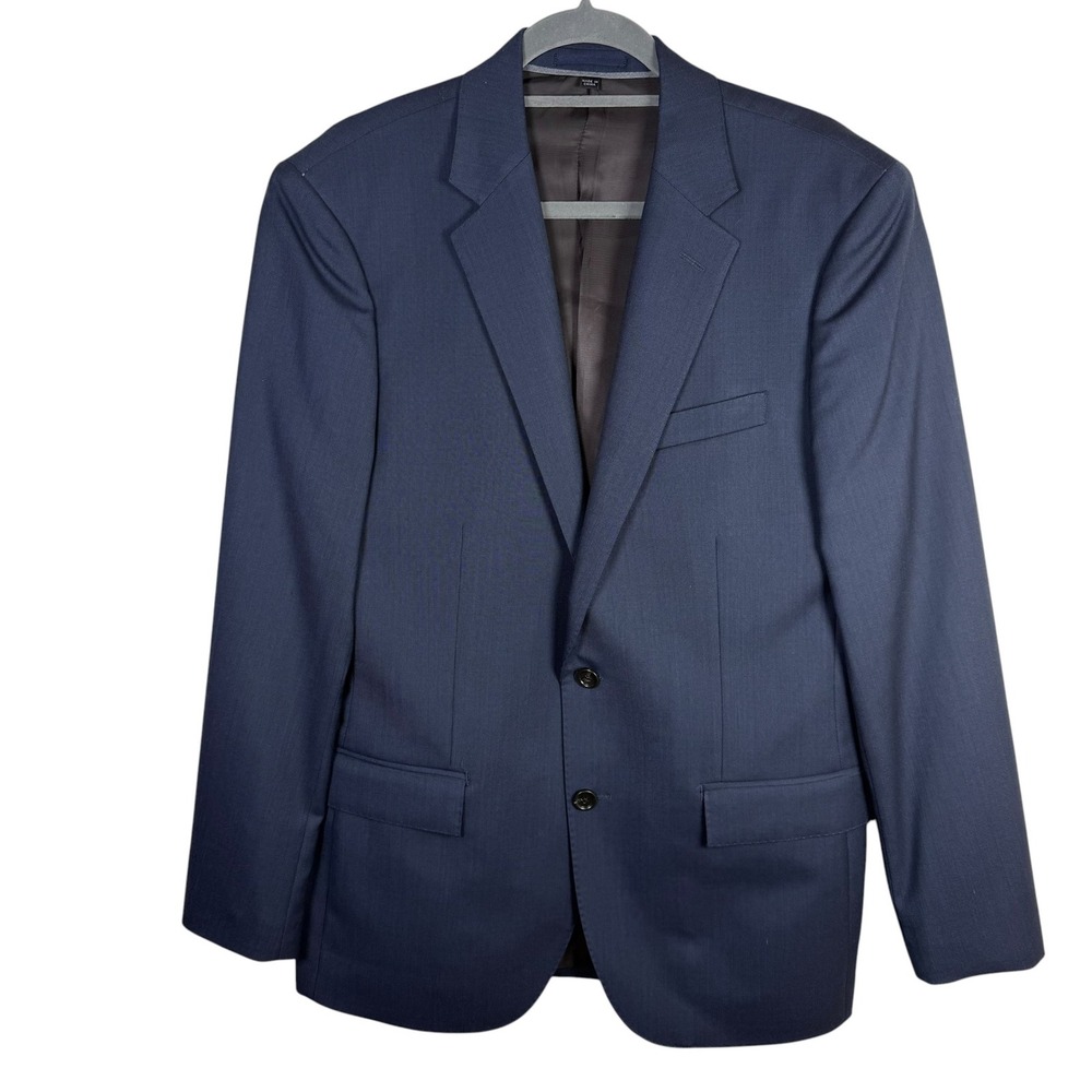 NWT‎ J.Crew Ludlow Tellegno Italian Wool Suit Jacket Blazer Size 40R Navy Blue